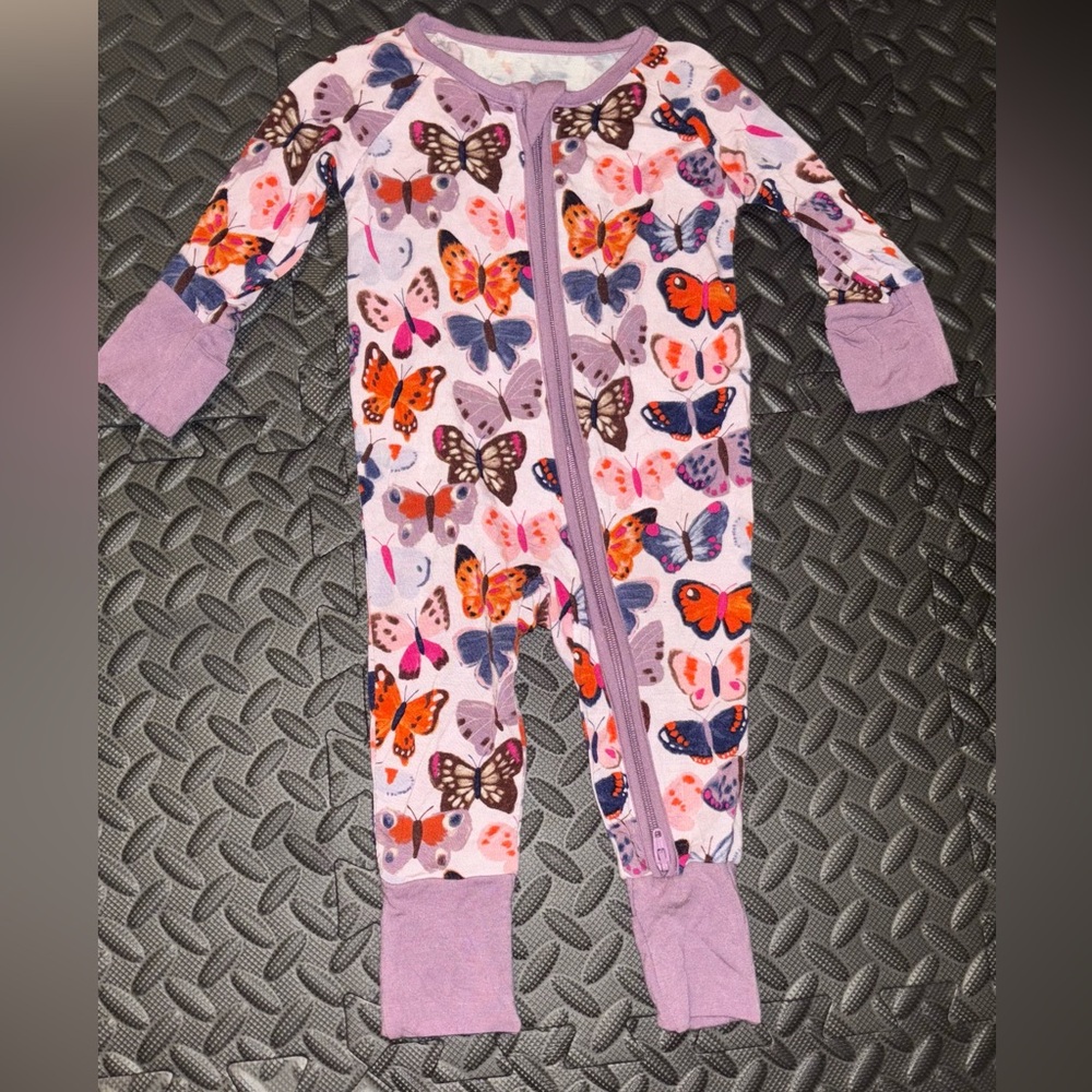 Little Sleepies Butterfly Kisses Zippy (Newborn)